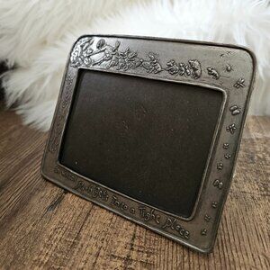 Vintage Disney Classic Pooh Picture Frame 3.5”x5” by Danforth Pewterers